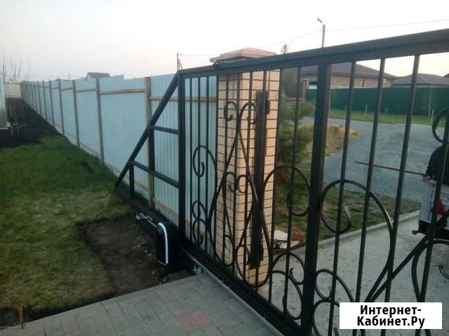 Откатные ворота Губкин - изображение 1