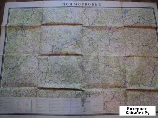 Карта для охотников и рыболовов Москва - изображение 1