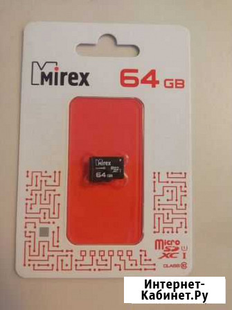 Карта памяти micro SD флэшка 64 GB (П68) Тюмень - изображение 1
