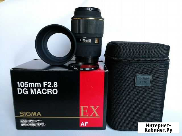 Объектив Sigma для Canon AF 105 mm f/2.8 EX DG Бийск - изображение 1