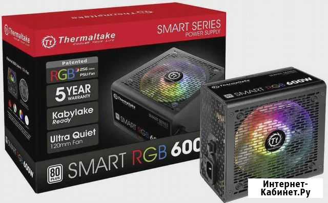 Блок питания Thermaltake Smart RGB 600W (Новый) Каменск-Шахтинский - изображение 1