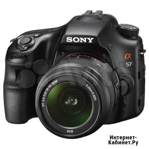 Зеркальный фотоаппарат Sony slt-a57 Одинцово - изображение 1