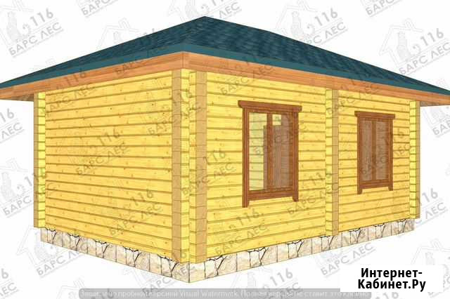 Сруб для бани (клееный брус) 4,6*6,6м Казань - изображение 1