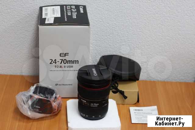 Canon EF 24-70mm f/2.8l II USM как новый/обмен Санкт-Петербург - изображение 1