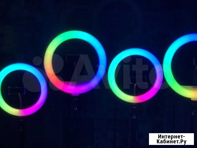 Кольцевая лампа со штативом (RGB) 26/32 Пермь - изображение 1