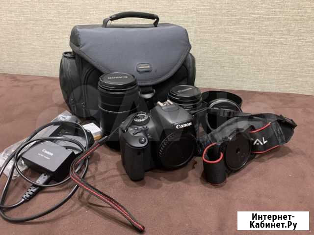 Canon EOS 600D Kit 18-55 IS II + EF-S 55-250mm IS Домодедово - изображение 1