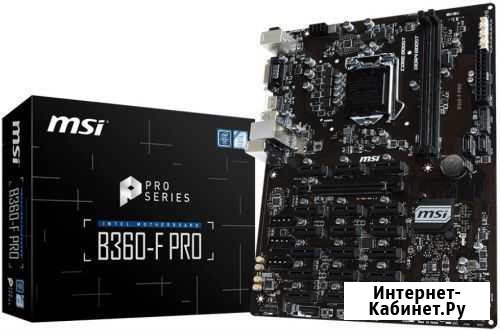 Материнская плата MSI B360-F PRO Прокопьевск - изображение 1