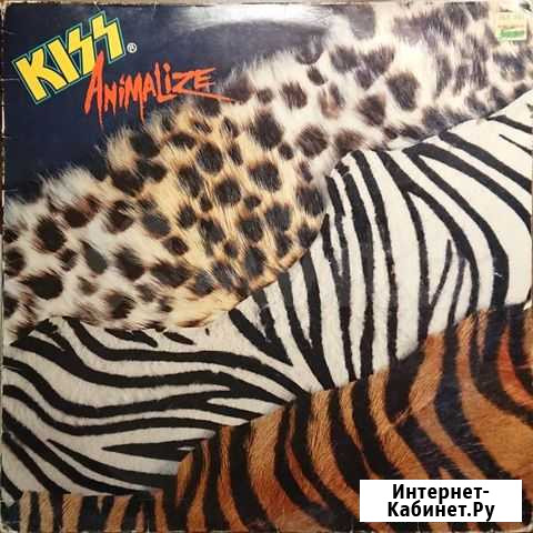Виниловые пластинки,Kiss Animalize,LP,1984 г Череповец - изображение 1