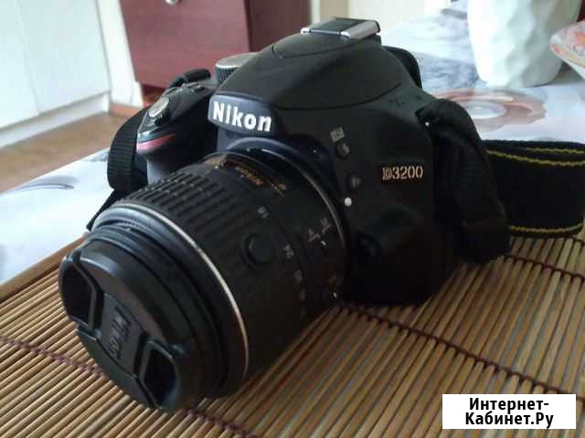 Зеркальный фотоаппарат Nikon D3200 Старый Оскол - изображение 1