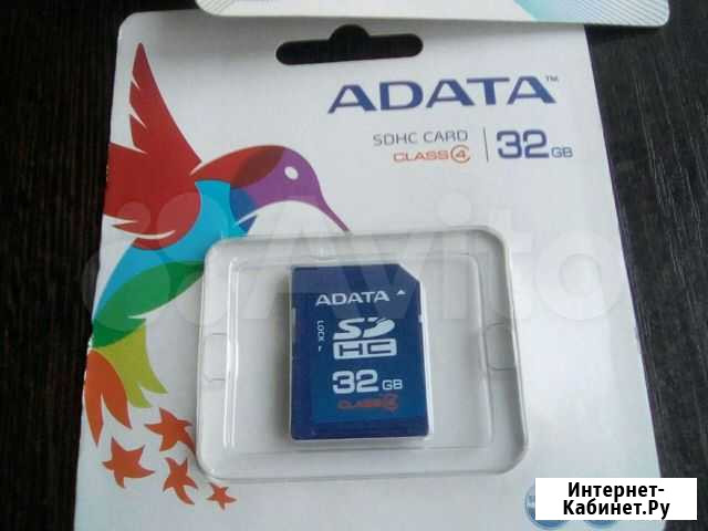 Карта памяти Adata sdhc 32gb не подделка Новокузнецк - изображение 1