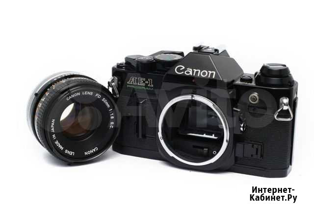 Canon AE-1 Program + Canon FD 50mm f1.8 Красноярск - изображение 1