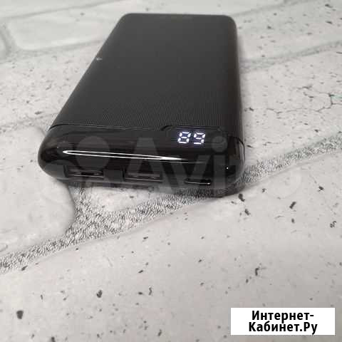 Внешний аккумулятор LCD - 10000 mah,Черный (golf21 Омск - изображение 1