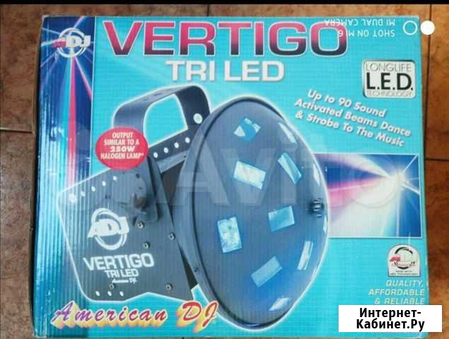 Свет ADJ Vertigo TRI LED Казань - изображение 1