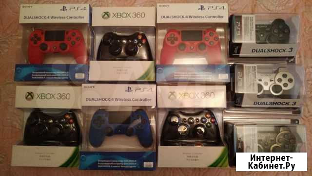 Геймпады Xbox360 One Sony PS4-3-2-1 новые,гарантия Нижний Новгород - изображение 1