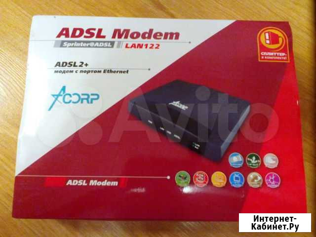 Adsl Modem Acorp LAN122 Вологда - изображение 1