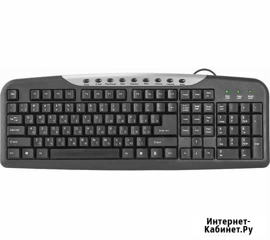 Проводная клавиатура Defender HM-830 RU,черный,пол Казань - изображение 1