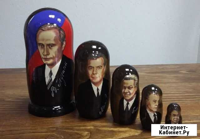 Матрешка Путин 5 кукольная 18-20 см Тюмень - изображение 1