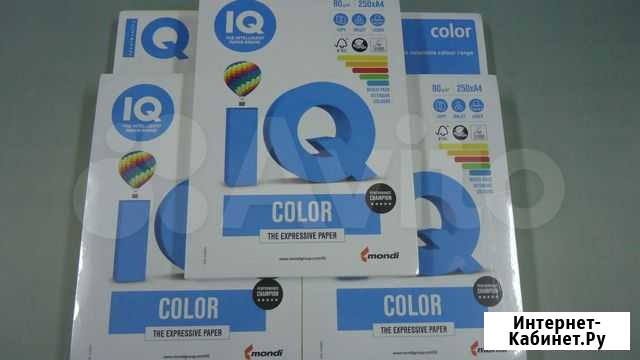 Бумага IQ color intensive mixed packs А4 Новомихайловский кп - изображение 1