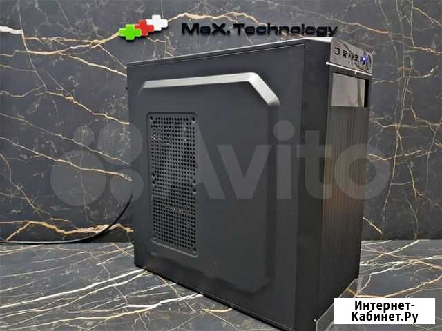 Игровой пк i3-10100F/8 Gb/SSD+HDD/RX580/500W Курск - изображение 1