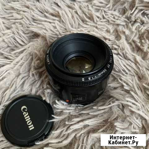 Объектив Canon 50mm 1.8 портретник Челябинск - изображение 1