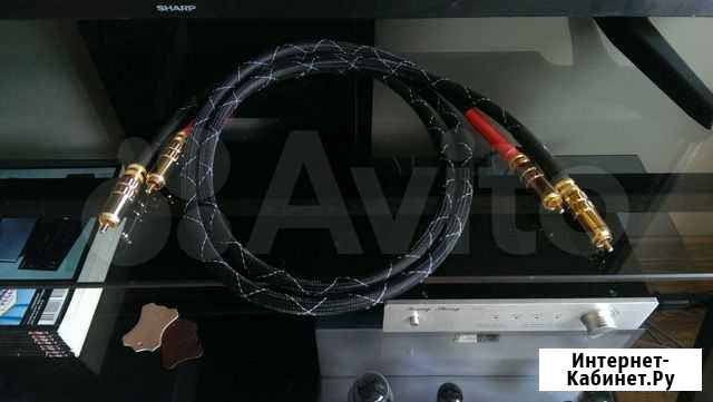Межблок luxmann разъемы 2 RCA - 2 RCA Germany Старый Оскол - изображение 1