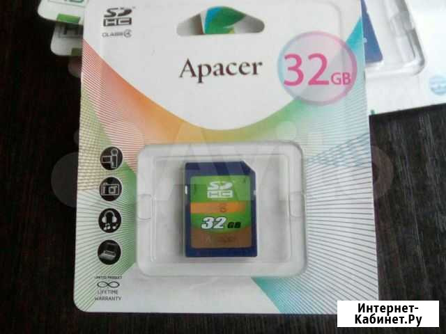 Карта памяти Apaser sdhc 32gb не подделка Новокузнецк - изображение 1