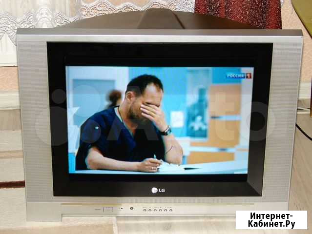 Телевизор LG 21 дюйм ЭЛТ с плоским экраном 2008г Стерлитамак - изображение 1