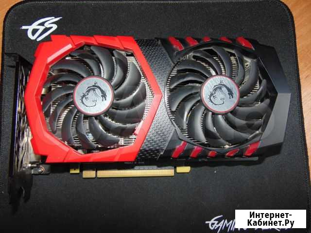 Видеокарта MSI GeForce GTX 1050 Ti gaming X 4G Томск - изображение 1