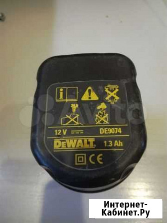 Акб DeWalt DE9074, 12V Архангельск - изображение 1