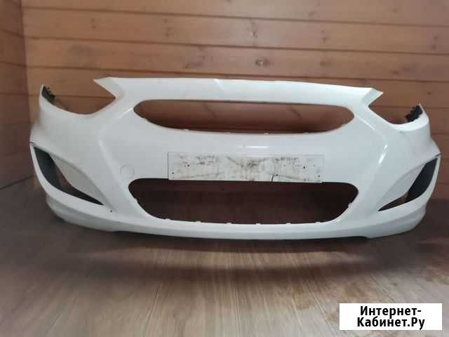 Передний бампер Hyundai solaris 2010-2013 Барнаул - изображение 1