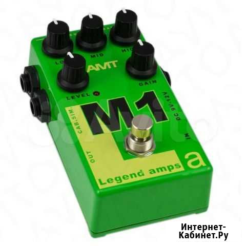 Гитарная педаль перегруз AMT M-1 Legend Amps новая Челябинск - изображение 1