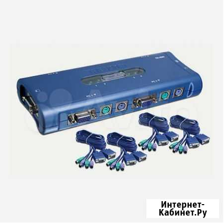 KVM переключатель trendnet TK-400 Мирный - изображение 1