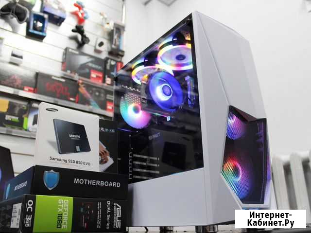 Компьютер Игровой Intel Core i7 16Gb Белый Новосибирск - изображение 1
