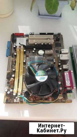 Плата S775 Asus P5KPL-CM б/у Рубцовск - изображение 1