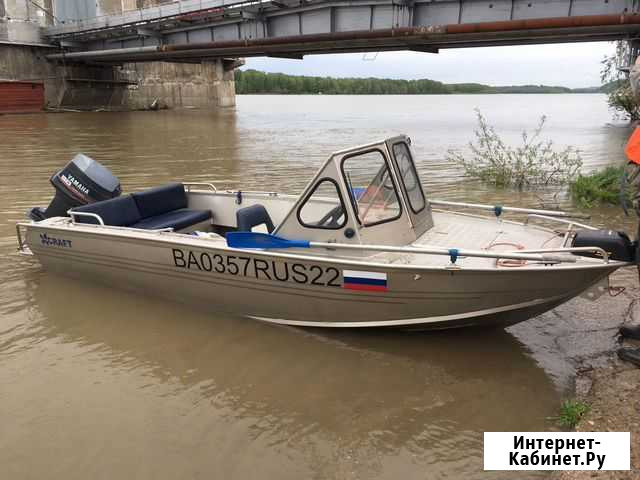 Продам крафт 47,двигатель Ямаха 50 Барнаул - изображение 1