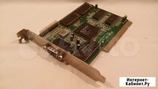 Видеокарта S3 Trio 64V+ 2Mb PCI Московский - изображение 1