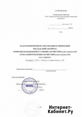 Разработка Плана ликвидации аварий (П Л А С, П М Л Брянск - изображение 1