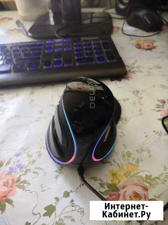 Вертикальная компьютерная мышь Delux m618 plus (RG Томск - изображение 1