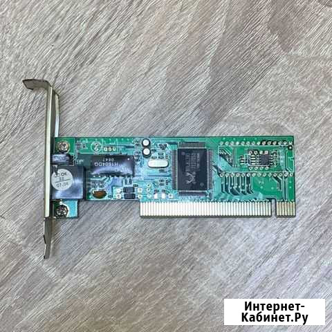 Сетевая карта Acorp low-profile. Гарантия Екатеринбург - изображение 1