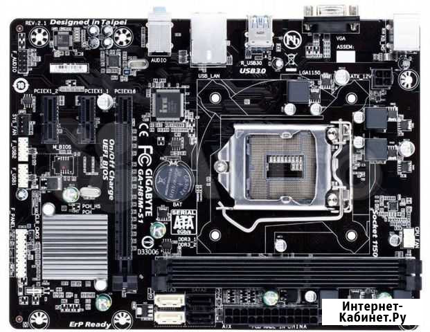 Материнская плата Gigabyte GA-H81M-S1 Socket 1150 Санкт-Петербург - изображение 1