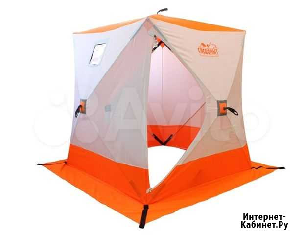 Палатка зимняя куб 3-местная 1.8х1.8м Иркутск - изображение 1