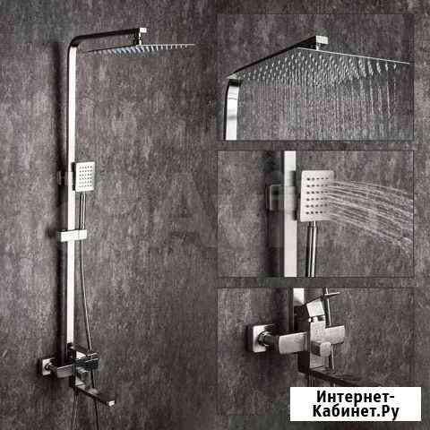 Смеситель. Душевая стойка. тропический душ Махачкала