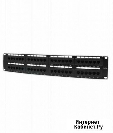 Коммуникационная патч-панель 19, 48xRJ45, UTP, 5Е Иркутск - изображение 1