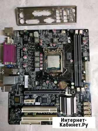 Материнская плата на 1155 сокете + i3 3220 3,4Ghz Дмитров - изображение 1
