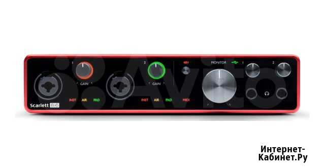 Звуковая карта focusrite Scarlett 8i6 3rd Gen Краснодар - изображение 1