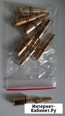 Разъем QED screwloc 4mm банан 8 шт Курск - изображение 1