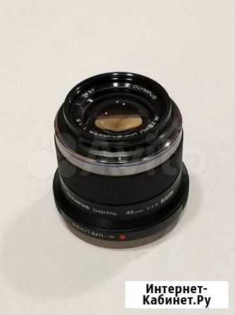 Объектив Olympus M.Zuiko 45mm f1.8 чёрный Архангельск - изображение 1