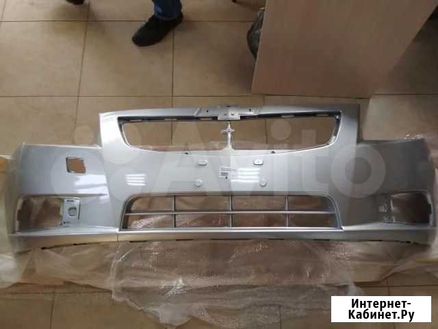 Бампер передний Шевроле круз серебристый GAN Брянск - изображение 1