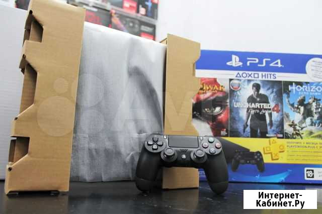 PS4 Slim с Коробкой и Документами Новосибирск - изображение 1