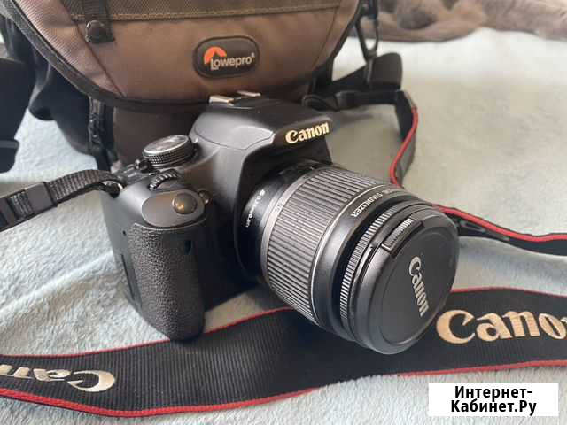 Зеркальный фотоаппарат Canon EOS 500D с объективом Московский - изображение 1